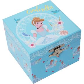 Happy Homewares Beautiful Blue Little Mermaid Ariel Musical Jewelry Box - Perfect for Young Children - Officially Licensed Keepsake Box