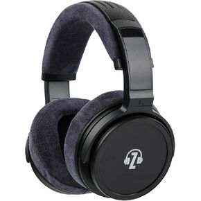 Linsoul HarmonicDyne x Z Reviews Eris: Wired Over Ear Headphones, 50mm Dynamic Driver Gaming Headphones, Semi-Closed for Bass Enthusiasts, Gaming, Audiophile, Balanced Cable, Glass-Back