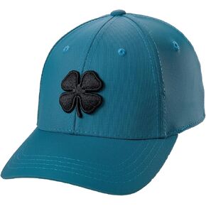 Black Clover BC Pure Peacock L/XL Black Hat with Peacock Blue HD Patch