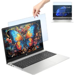 KEANBOLL 15.6" Blue Light Screen Filter, Clip-on Removable Anti Blue Light Panel for 15.6" Laptops, 16:9 Aspect Ratio
