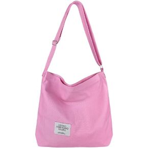 Durable Canvas Tote Bag with External Pocket Design, Stylish Appearance, Adjustable Shoulder Strap