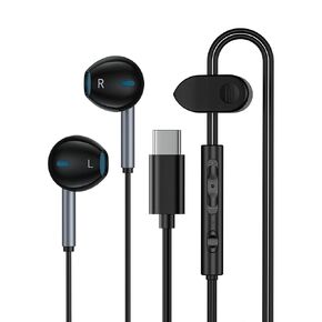 USB C Wired Headphones, Apple Type C Earbuds Wired for iPhone 16 15 Pro Max, Samsung USBC Wired Headphones Earphones for Galaxy S24 S23 S22 S21 S20 Ultra, Type C Headphones Wired for Android Phone