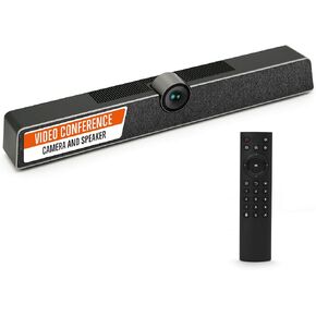 SQUATZ Ultra HD 4K Video Conferencing System with 5X Zoom, Wide-Angle Lens, Echo Cancellation, 8m Voice Pickup, 120° FOV - Perfect for Small Conference Rooms, Home Offices, and Remote Work
