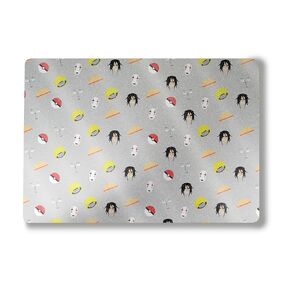 Glossy Glitter Laptop Skin Compatible with Surface Laptop 7 13.8" (2024) - Come in Peace - Premium 3M Vinyl Protective Wrap Decal Cover - Easy to Apply | Crafted in The USA by MightySkins