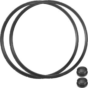 09985 Pressure Canner Sealing Ring,Replacement for Presto 01751 01781 01784 01745 01755 01782 Pressure Cooker 16Q/18Q/23 Quart,Overpressure Plug Included