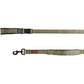 KONG Comfort Ultra Durable Traffic Padded Handle Hands Free Quick Control Leash 6' (Green)