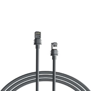 Ethernet Cable for Starlink Standard/Gen 3 and Mini 46M/150FT, Waterproof Barrel Jack, 26AWG CAT5E 1000Mbps Data Transfer, Outdoor Use, Cold & Heat Resistant, Replacement Extension Cable
