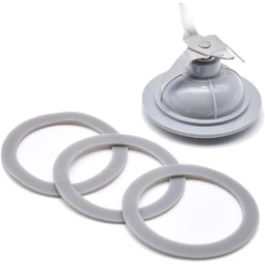 BL9000 Blender Blade Cutter 14291600 with 3 Rubber Seal Gasket Replacement Fit for Blender BL1900 BL4900 BL3900 BL5000 BL5900 BL6000