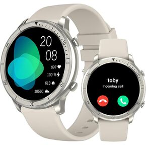 BENIO Smart Watch, Health Fitness Tracker Watch for Men Women IP68 Waterproof, Multi-Sport Mode Activity Tracker, Heart Rate/SpO2/Sleep/Stress Pedometer Step Calorie Counter for Android & iPhone