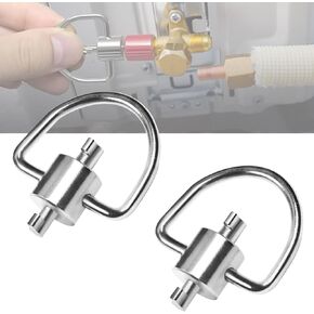 2PCS HVAC Locking Cap Key Suitable for HVAC system,Compatible with R410a and R22 HVAC Refrigerant Locking Caps,HVAC Multi Key for Professional Technicians or Individuals