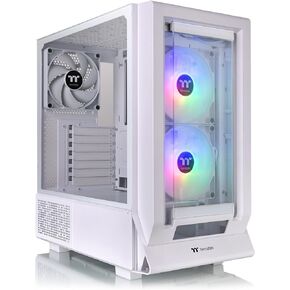 Thermaltake Ceres 350 MX/Snow/Mid Tower/CT140 ARGB Fan*2/CT140 Fan*1/Mesh & TG Front Panel/Hidden-Connector MB/CA-1Z3-00M6WN-00
