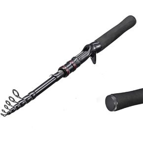 TOASIS Fishing Casting Rod Telescopic Carbon Fiber Fishing Pole