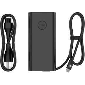 130W USB C Type C Laptop Charger for Dell Inspiron 16 2-in-1 7620 7630 7640, Inspiron 14 7430 7440 2-in-1, Alienware X14 R1 R2, Alienware M17 R3 Slim AC Power Adapter
