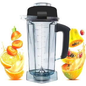 For Vitamix 64OZ 5200 Blender Pitcher,Replacement 60865 4500 5000 5200 6300 7500 60865 etc Container/Cup. Compatible With Vitamix Classic C-Series vm0101 vm0102 vm102b E310 Blender,3 Years Warranty.