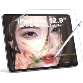 FILMEXT iPad Pro 12.9 Screen Protector Paperfilm for iPad Pro 12.9" M2 6th/ 5th/4th/3rd Gen,[Non Adhesive][ Non Magnetic][ Feel Like Writing &Drawing on Paper,iPad Anti-Glare Screen Bubble-Free /Easy in Kuwait