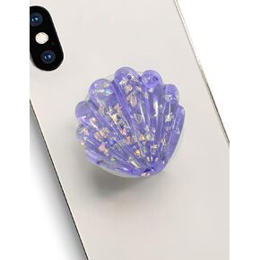 Cute Shell Shape Collapsible Expandable Stand Multi Functional Mobile Phone Grip & Kicktand（Pink）