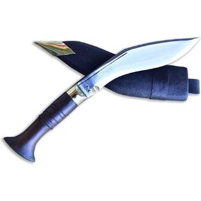 GK&CO. Kukri House Genuine Kukri - 5" Blade Biltong Kukri, Full Tang Authentic Khukuri Handmade in Nepal