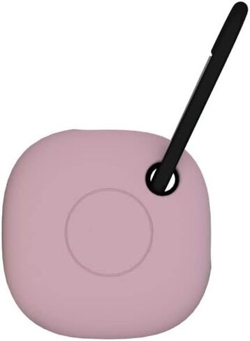 Soft Silicone Cover Case with Key Ring Keychain Clip Compatible with Sam sung Galaxy SmartTags,3 Pack, Pink/Ice Green/Wine Red in Saudi Arabia