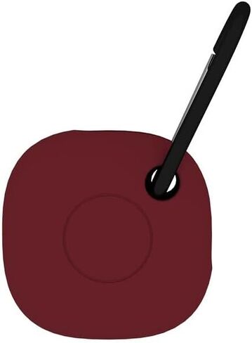 Soft Silicone Cover Case with Key Ring Keychain Clip Compatible with Sam sung Galaxy SmartTags,3 Pack, Pink/Ice Green/Wine Red in Saudi Arabia