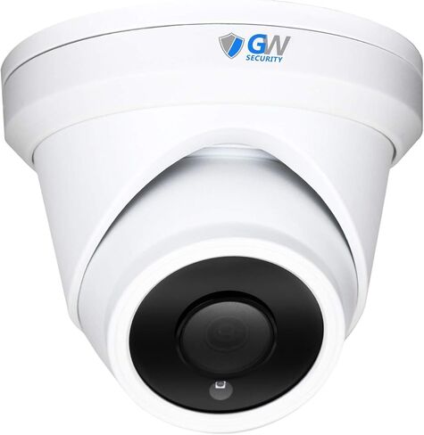 نظام كاميرا GW Security 16 قناة 4K NVR 8MP AI للكشف عن الإنسان والمركبات مع ميكروفون 16 UHD 4K 2160P PoE خارجي/داخلي مقاوم للماء IP Security Turret (أبيض) in Kuwait