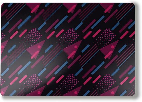 Laptop Skin Compatible with Alienware M18 R2 (2024) - Magenta Rain - Premium 3M Vinyl Protective Wrap Decal Cover - Easy to Apply | Crafted in The USA by MightySkins in Kuwait