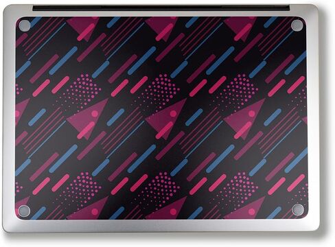Laptop Skin Compatible with Alienware M18 R2 (2024) - Magenta Rain - Premium 3M Vinyl Protective Wrap Decal Cover - Easy to Apply | Crafted in The USA by MightySkins in Kuwait