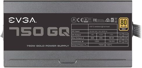 EVGA 210-GQ-1000-V1,1000 GQ, 80+ GOLD 1000W, Semi Modular, EVGA ECO Mode, 5 Year Warranty, Power Supply,Black in Saudi Arabia