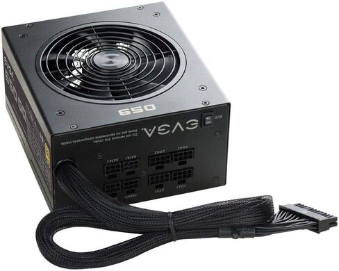 EVGA 210-GQ-0650-V1 650 GQ, 80+ GOLD 650W, Semi Modular, EVGA ECO Mode, 5 Year Warranty, Power Supply, Black in Saudi Arabia