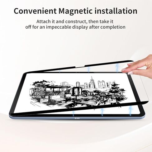Paperfeel Magnetic Screen Protector for iPad 10.9 Inch 10th 2022 Generation,Anti Glare Write and Draw Like on Paper Screen Protector Film(Removable/Reusable/Bubble Free) in Kuwait