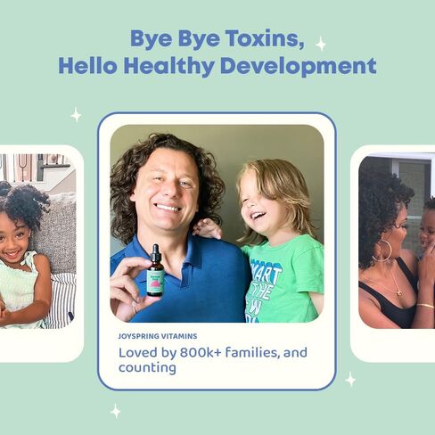 JoySpring Zeolite for Kids - Zeolite Drops Kids Will Love - Berry Flavored Zeolite Kids Will Love - Fortified with Vitamin D3 - Zeolite for Urban Life, Gut Support & Speech - 30 Day Supply in Saudi Arabia