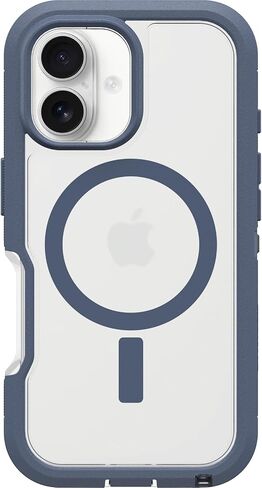 حافظة OtterBox iPhone 16 Defender Series XT الشفافة - الجانب الداكن in Saudi Arabia