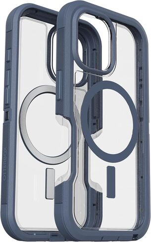 حافظة OtterBox iPhone 16 Defender Series XT الشفافة - الجانب الداكن in Saudi Arabia
