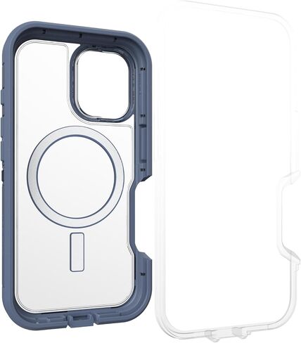 حافظة OtterBox iPhone 16 Defender Series XT الشفافة - الجانب الداكن in Saudi Arabia