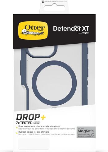 حافظة OtterBox iPhone 16 Defender Series XT الشفافة - الجانب الداكن in Saudi Arabia