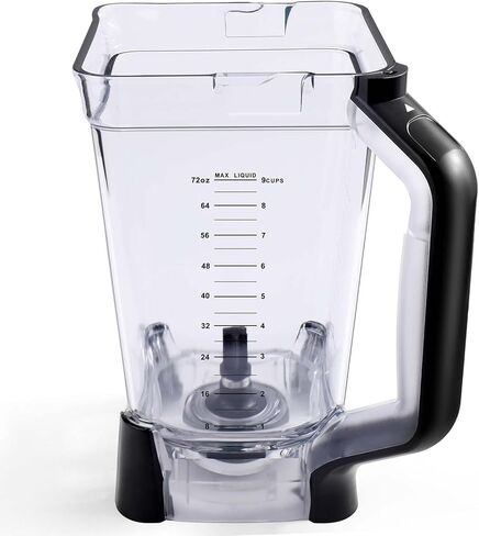 إبريق استبدال الخلاط سعة 72oz من BABORUI متوافق مع خلاطات Ninja، قطع غيار خلاط متينة مطورة متوافقة مع خلاط Ninja BL610 الاحترافي على سطح الطاولة (نموذج جديد) in Kuwait
