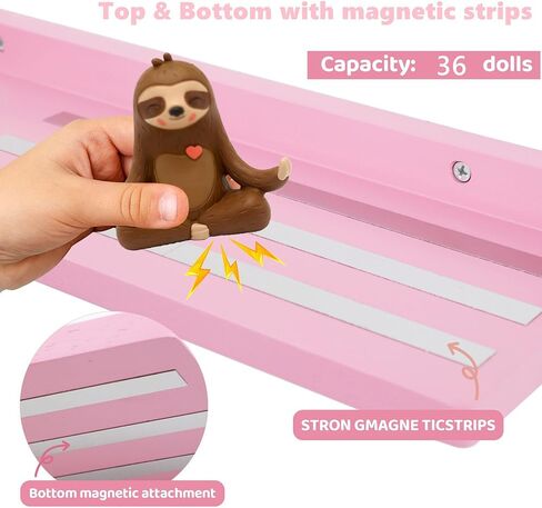 PHOENANCEE Magnetic Wall Shelf for Tonies Audio Play Character and Toniebox,Figures Floating Shelves Wooden for Tonie Storage Display,Compatible Charging Station for Children Kid's Room(3-Layered) in Saudi Arabia