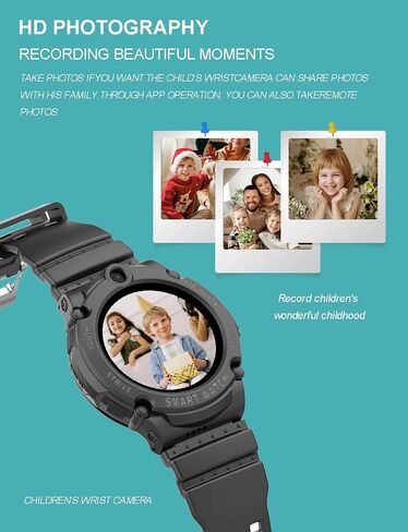 PTHTECHUS 4G Smart Watch Phone for Children - Kids Smartwatch with WiFi, Dail, Voice Messages & Video Calls, GPS Location, SOS, Camera and Pedometer for Boys Girl Present in Saudi Arabia