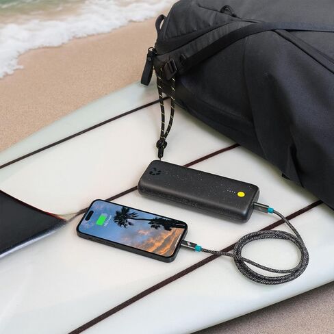 Nimble Champ Pro 20K Dual USB-C Portable Charger, 65W PD & QC 4.0. Fast Charging USB-C Power Bank Compatible with MacBook, Laptops, iPad, iPhone, Android and More (Midnight Black) in Kuwait