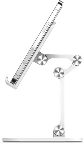 elago M5 Adjustable Phone Stand – Cell Phone Holder for Desk Compatible with iPhone 12 (5.7, 6.1, 6.7) and Compatible with All iPhone Models, All Smartphones (Black) in Saudi Arabia