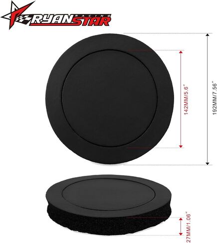 RYANSTAR RACING 4PCS 6.5 inch Foam Speaker Enhancer Compatible with 6 inch and 6.5 inch Speakers Soundproof Cotton Pad Universal High Rebound Sponge Bass Blocker Kit in Saudi Arabia