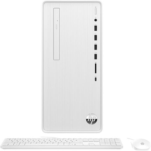 HP Pavilion School & Business Desktop PC (12-Core Intel i7-12700, 64GB RAM, 2TB PCIe SSD, Intel UHD 770, WiFi 6, BLT 5.3, RJ-45, Win 11 Pro) w/KYB, Mouse, & DKZ USB Port Expander in Saudi Arabia