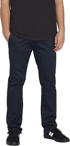 بنطال تشينو قابل للتمدد للرجال من Volcom طراز Frickin Modern Fit، داكن اللون in Kuwait