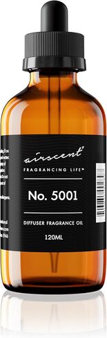 No. 5001 Diffuser Oil Inspired by Baccarat Rouge 540 Perfume Oil - AirScent Premium Essential Oil Blend - 10 mL, 0.34 fl oz Fragrance Oil Dropp Bottle for Aromatherapy Diﬀusers and Humidifiers in Saudi Arabia