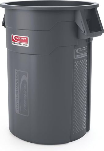 Suncast Commercial Products 44 Gallon Utility Trash Can, Blue, TCU44BL in Kuwait