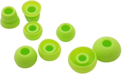 Alitutumao 10pcs Replacement Earbuds Silicone Eartips Double Flange Compatible with Wireless Powerbeats2 Powerbeats3 Beats by dr dre Earphones in Saudi Arabia