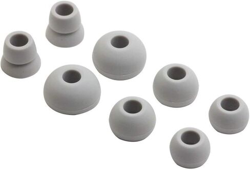 Alitutumao 10pcs Replacement Earbuds Silicone Eartips Double Flange Compatible with Wireless Powerbeats2 Powerbeats3 Beats by dr dre Earphones in Saudi Arabia