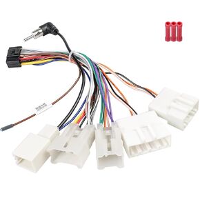 Android Radio Wiring Harness Kit Compatible with Corolla Camry RAV4 FJ Cruiser 4Runner Prius Tundra Sienna Yaris, 16Pin to 20/28Pin 10/6Pin Aftermarket Car Stereo Wire Antenna Adapter