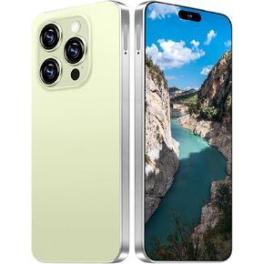 I16 PROMAX Unlocked Phone,6.99" HD Screen The Phone,8+256GB with 128GB Memory Card Cell Phone, Android 13.0,108MP & 68 Camera,Photo Shortcut button/5G/Face ID/Fingerprint Lock (Blue)