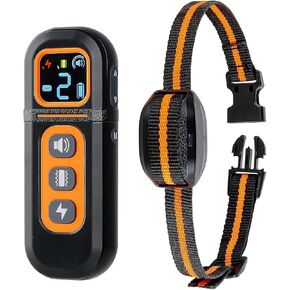 Strg Dog Shock Collar with 1900ft Remote, IPX7 Waterproof Dog Training Collar with Beep, Vibration, Shock Modes, Rechargeable Lightest Dog Collar for Small Dogs 5-15lbs & Medium Large Dogs/Puppies