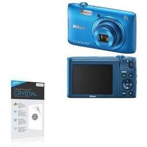 BoxWave Screen Protector Compatible with Nikon Coolpix S3600 - ClearTouch Crystal (2-Pack), HD Film Skin - Shields from Scratches